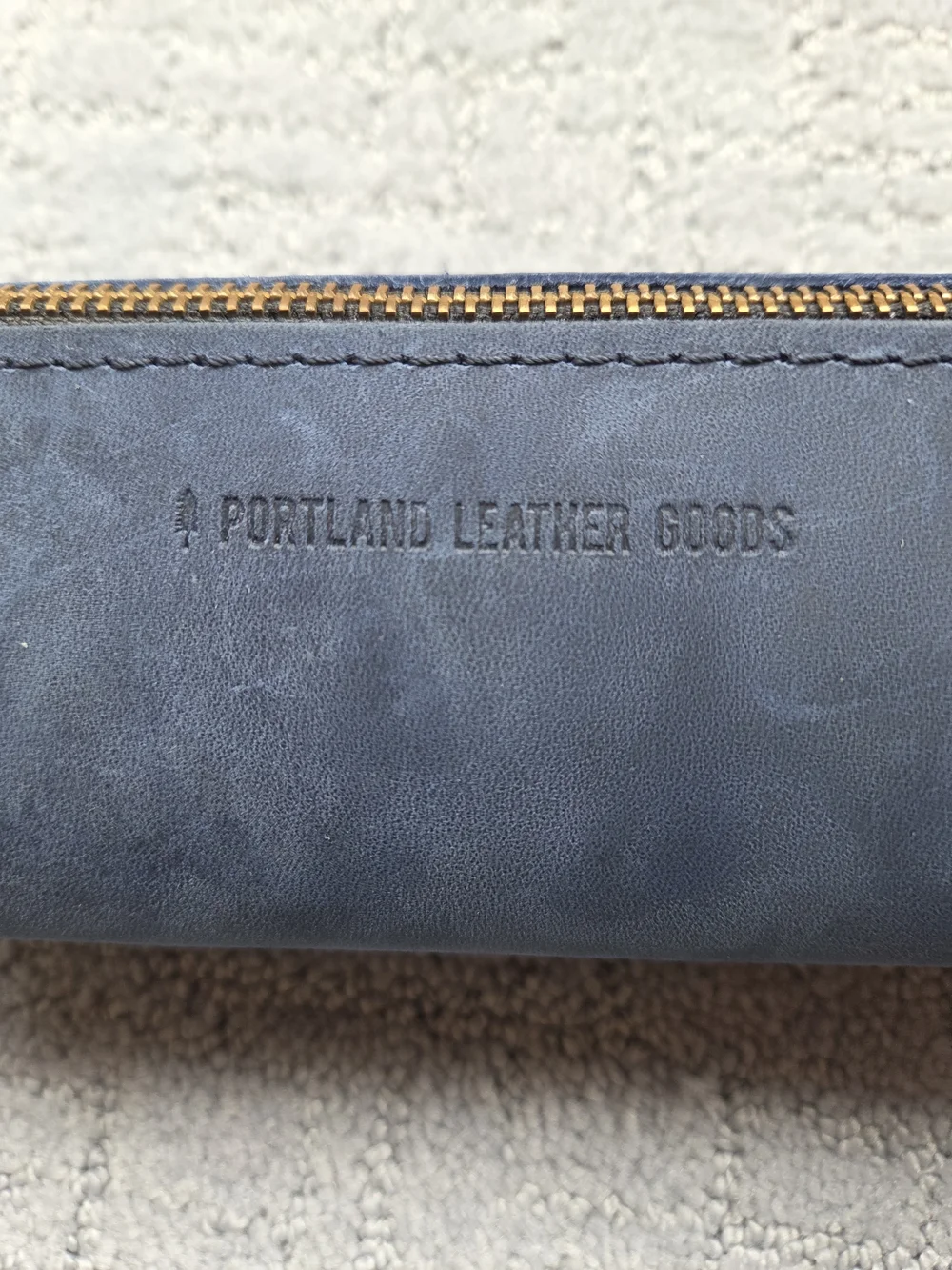 Portland Leather Goods Deep Water Sidekick with Deep Water Dragonfly Tassel